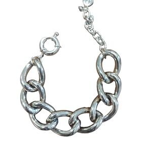 Chunky curb chain bracelet